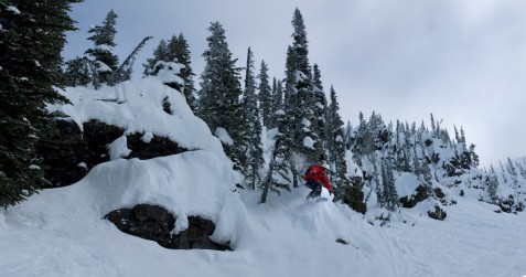 Snow Skiing Carving Technique Clip