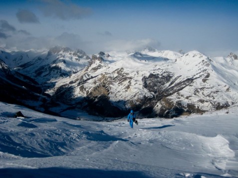 The backcountry of Serre Chevalier