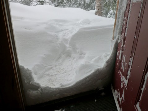 Snowy Doorway