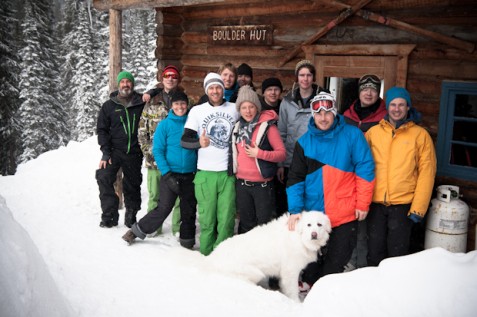 Settling in at the Boulder Hut