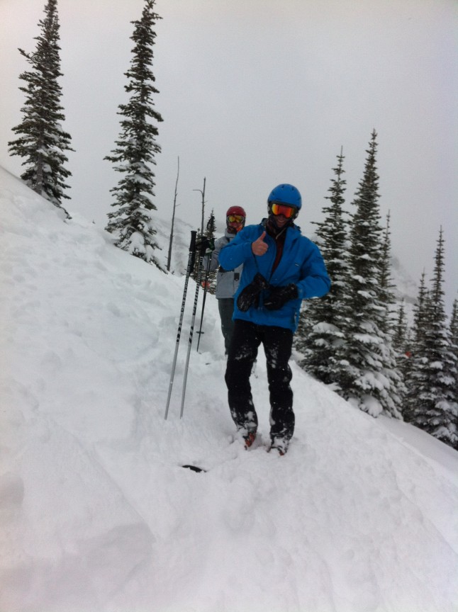 Thumbs up for Castle Mountain