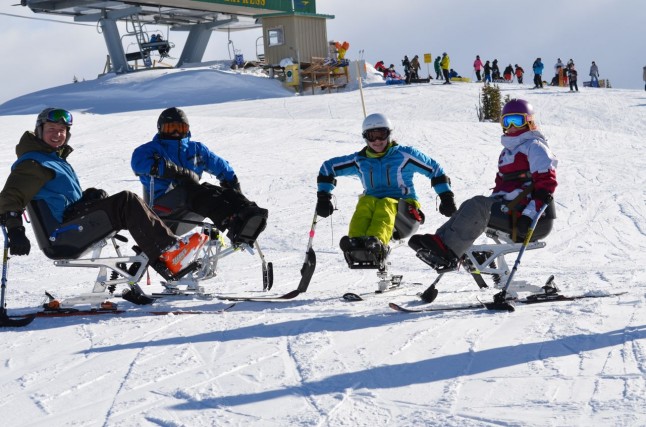 Work as an adaptive ski instructor in Banff