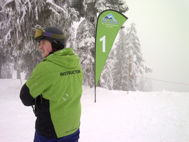 First day of instructing at Mount Seymour