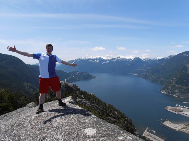 On top of the world...a hike up The Chief, Squamish, BC in summer 2013