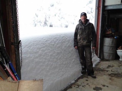 Chest Deep Snow In Craigieburn 2 