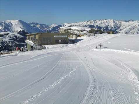 Groomed Piste At Mt Cheeseman