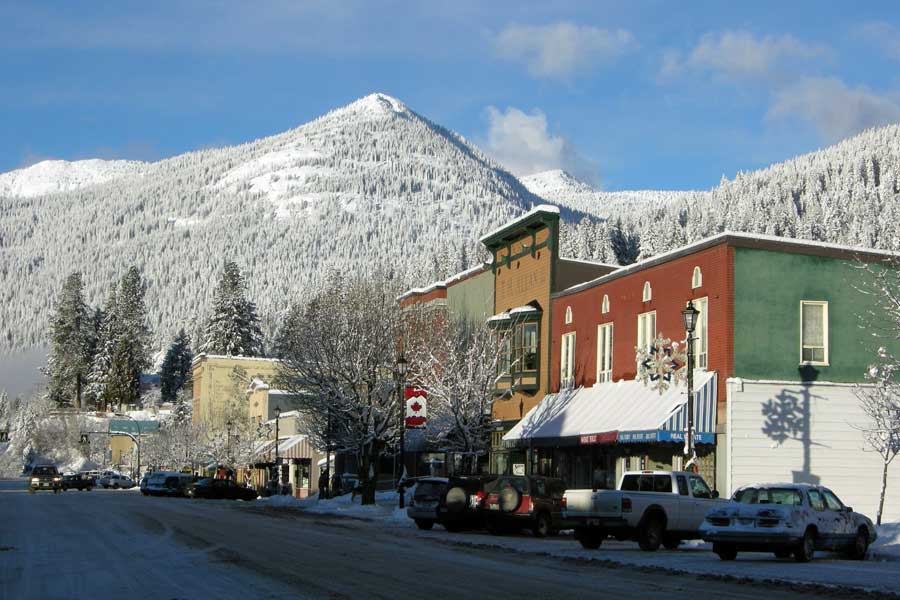 Downtown Rossland.