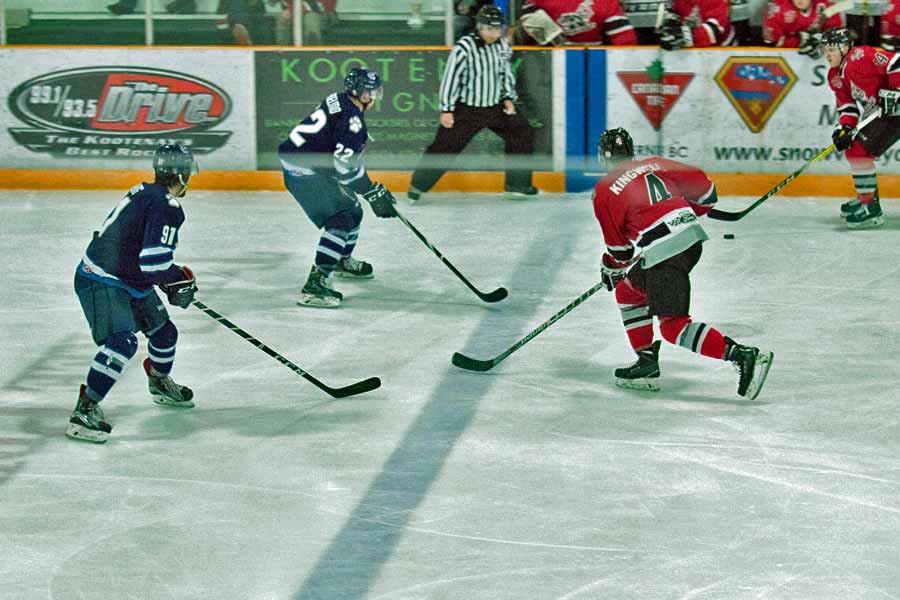 The Fernie Ghostriders in action.